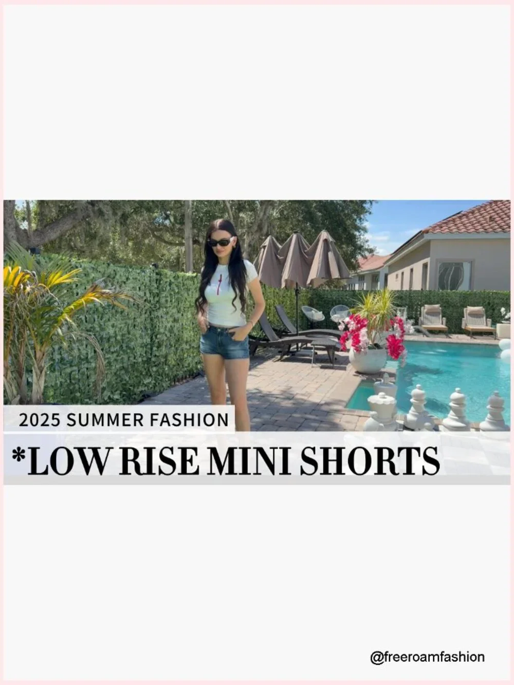 High Stretchy Low Rise Jean Shorts Women Y2K Mini Denim - Picture 6 of 7